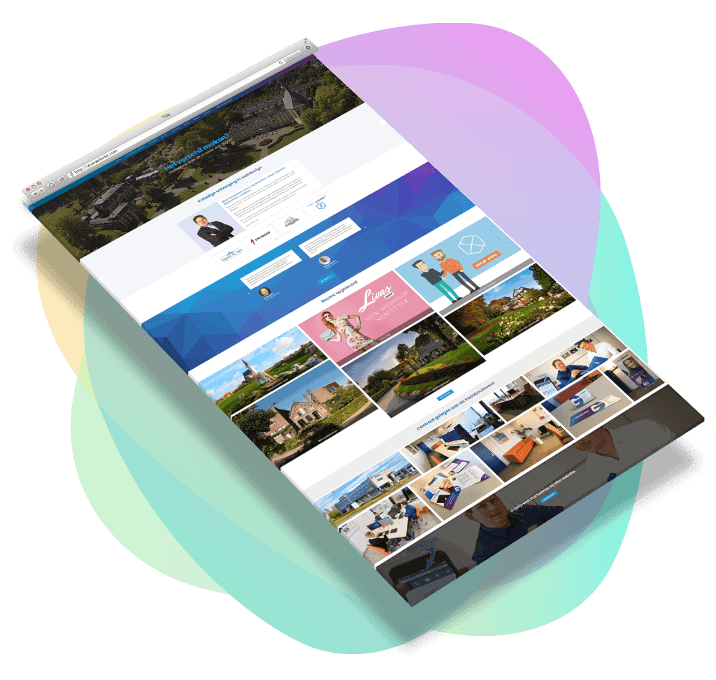 Web display transparant back