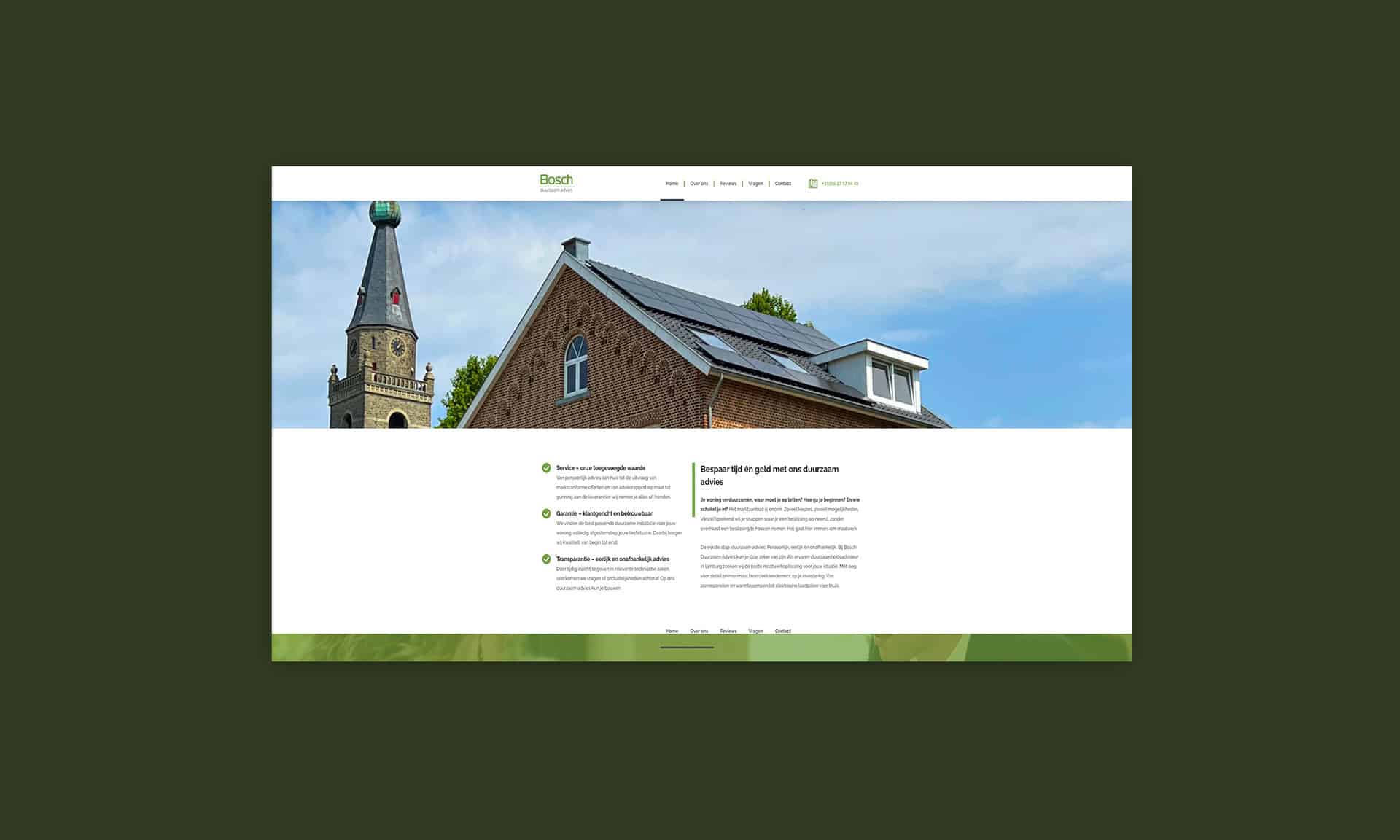 BDA home sectie