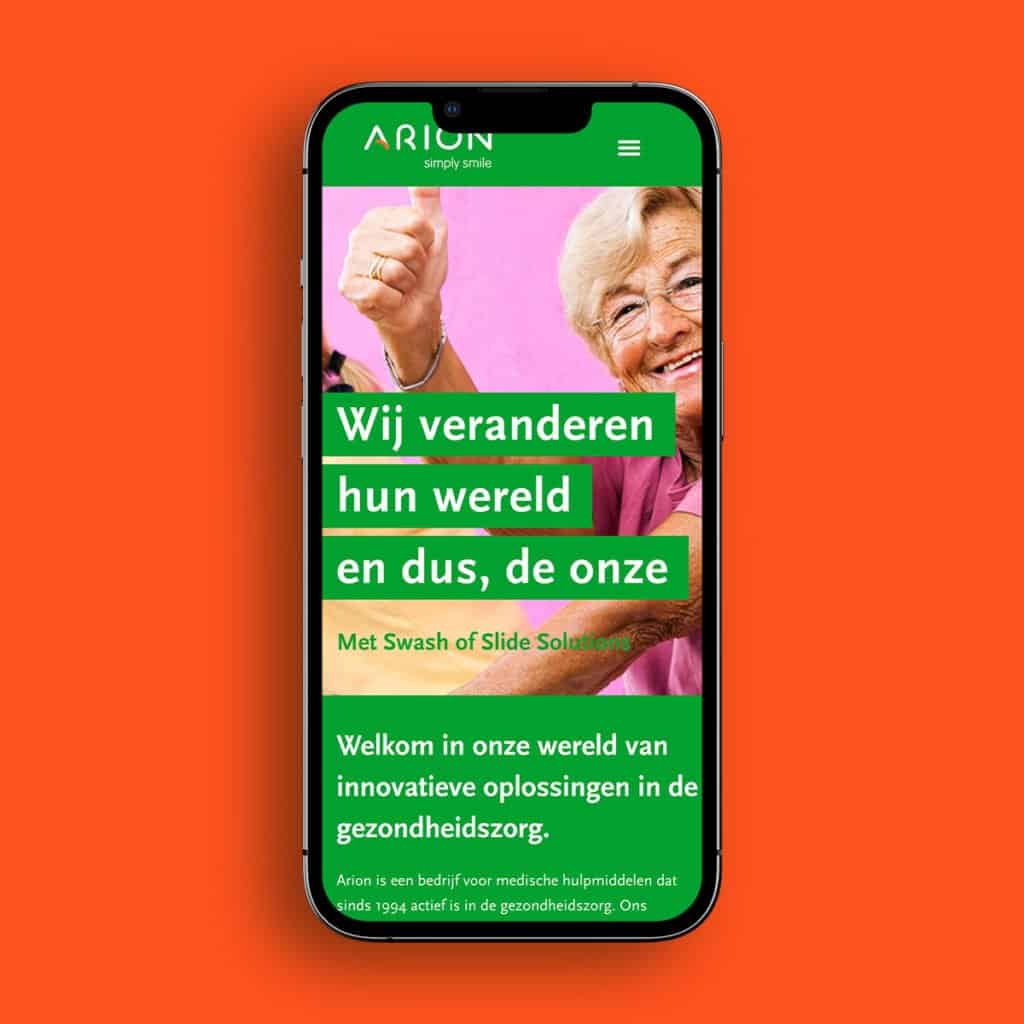 Mockup Mobiel arionsection 1