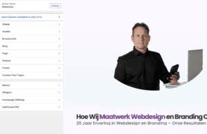 Website Maken met WordPress: 10 Stappen voor Succes 2 website met wordpress maken via customizer in WP