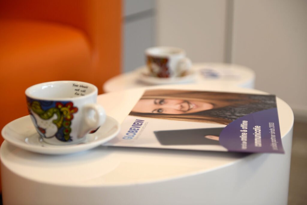 Globeview Webdesign brochure en folder